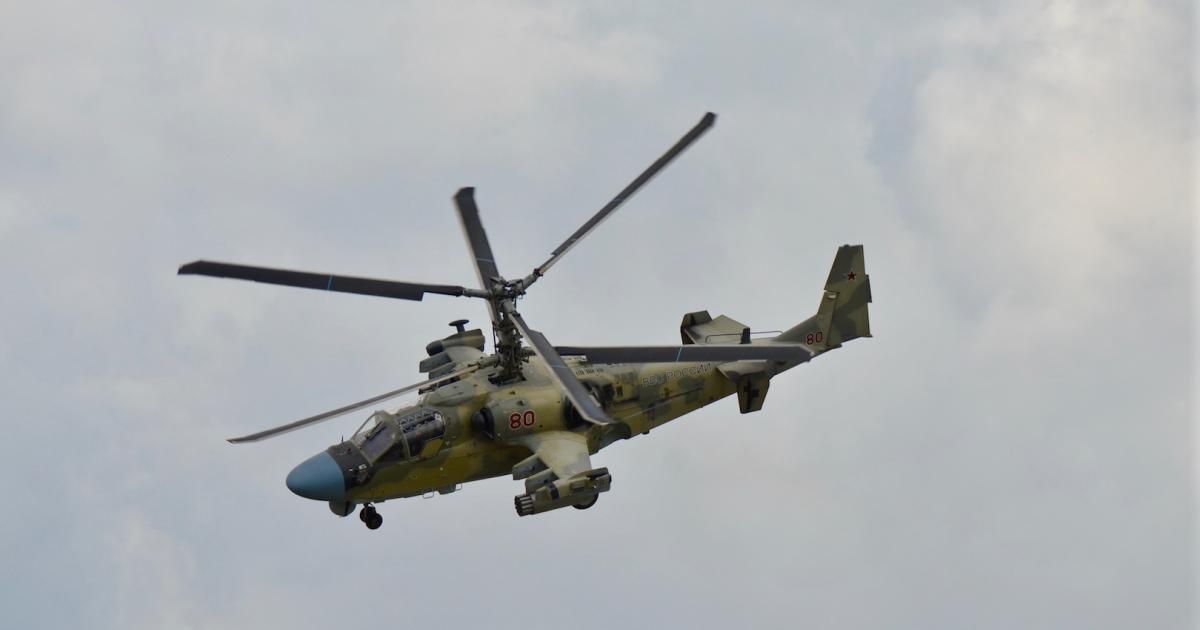In 2015, Russia and Egypt negotiated the sale of 46 twin-seat Kamov Ka-52 attack helicopters. (Photo: Vladimir Karnozov)
