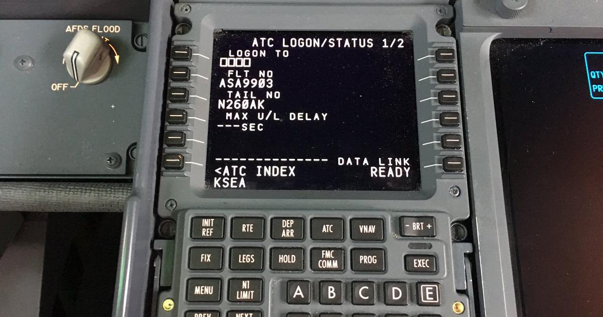 With Data Comm, pre-departure clearances are issued by text from the tower to a cockpit display. (Photo: FAA via Twitter)