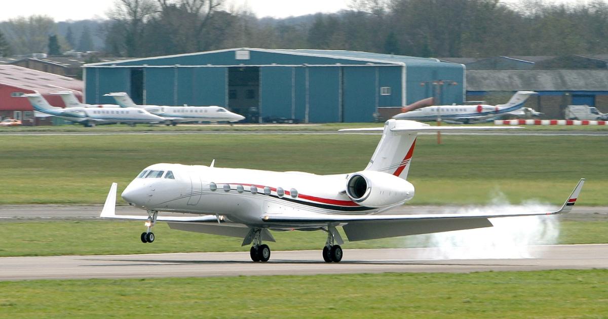 London Biggin Hill Airport recorded one of its fastest year-over-year growth spurts last month, according to WingX. That boost was likely helped by expanded operating hours it announced in May: 6:30 a.m. to 11 p.m. weekdays and 8 a.m. to 10 p.m. on weekends and public holidays. (Photo: Biggin Hill Airport)