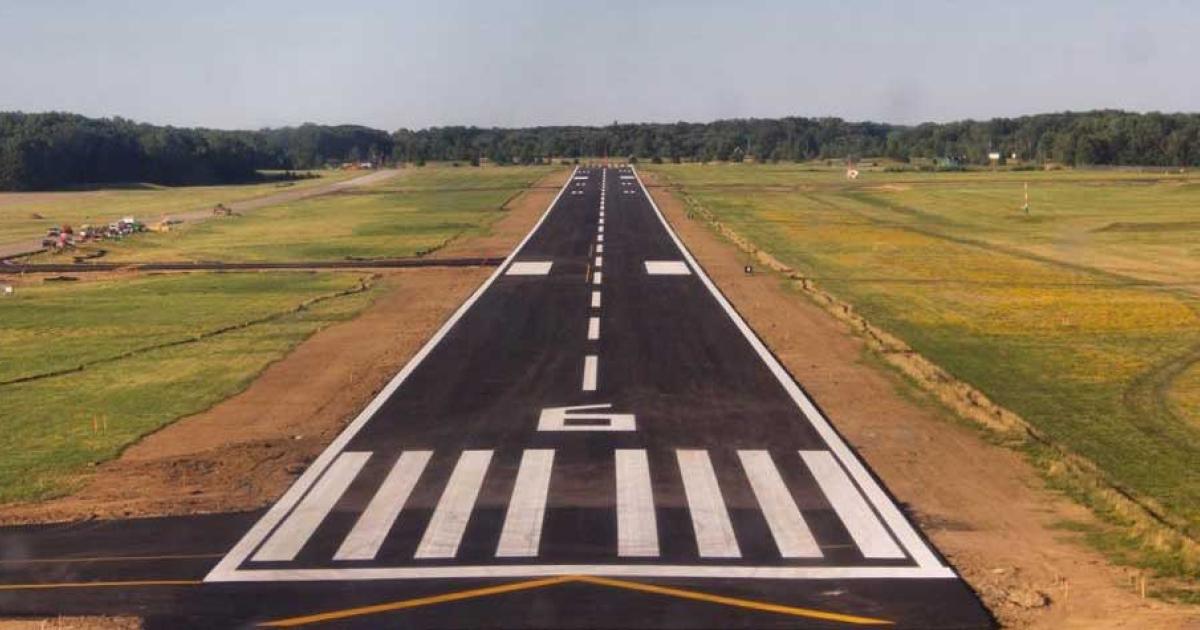Ohio's Cuyahoga County Airport has spent $9 million (mostly in FAA grants) on the refurbishment and repaving of its lone Runway 6/24. While the 5,100 foot runway at the Cleveland-area airport will reopen on Thursday, it will be closed down again for two days towards the of the month, to install the grooves in the pavement.