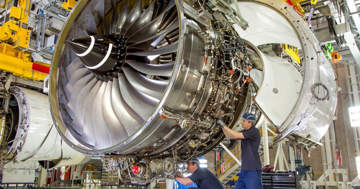 The Rolls-Royce Trent XWB-97 produces 97,000 pounds of thrust to power the Airbus A350-1000. (Photo: Rolls-Royce)