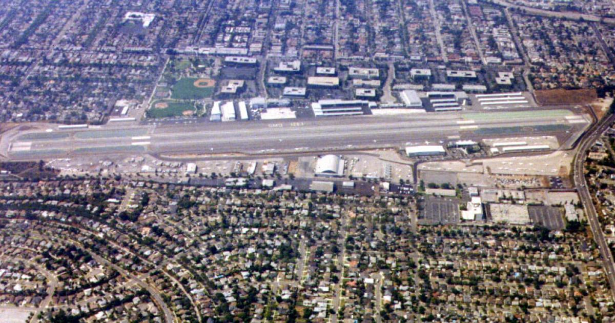 The runway at Santa Monica Airport will be shortened to 3,500 feet from 4,973 feet, which is expected to halve the amount of jet traffic at the airport. (Photo: Santa Monica Airport)