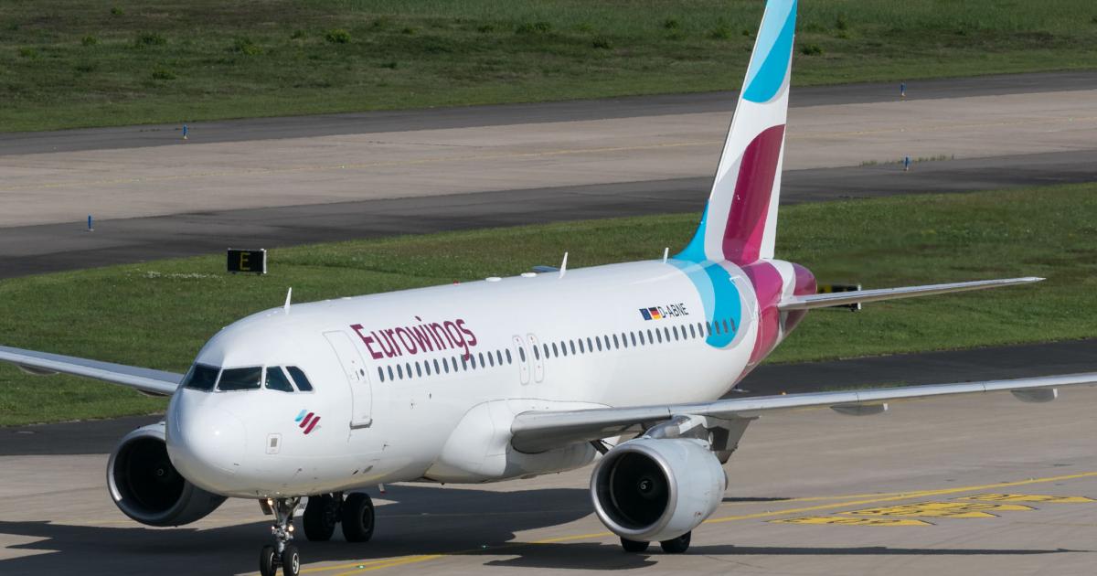 The Eurowings fleet would gain another 40 Airbus A320-family jets under plans by Lufthansa to expand its subsidiary's operations after the acquisition of parts or all of Air Berlin. (Photo: Flickr: <a href="http://creativecommons.org/licenses/by-nd/2.0/" target="_blank">Creative Commons (BY-ND)</a> by <a href="http://flickr.com/people/spotter-cgnde" target="_blank">spotter-cgn.de</a>)