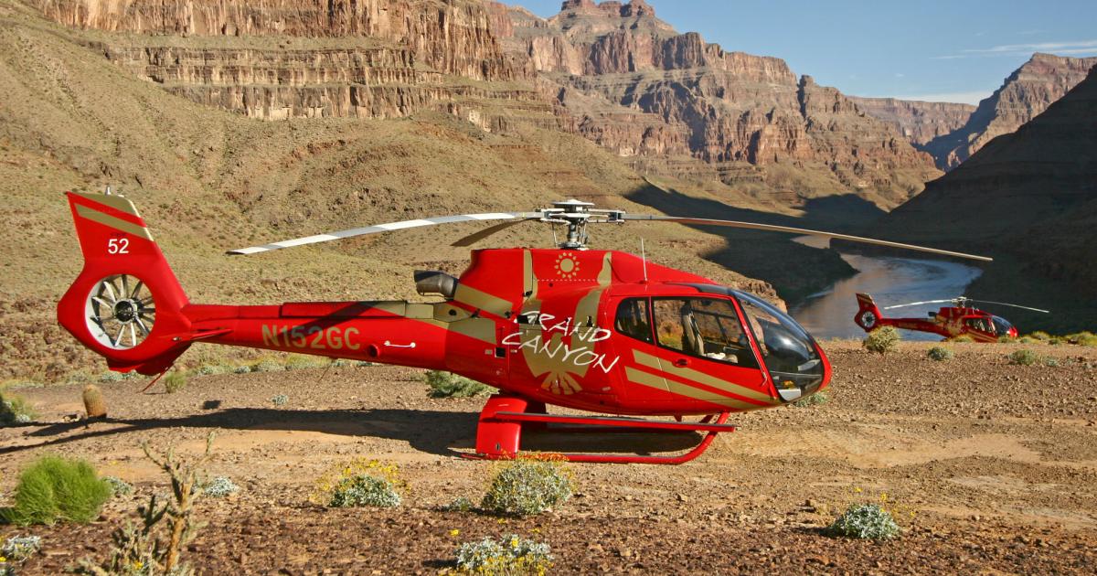A tour of the Hoover Dam, Lake Mead and the Grand Canyon in the EcoStar 130 is one of Papillon’s most popular.