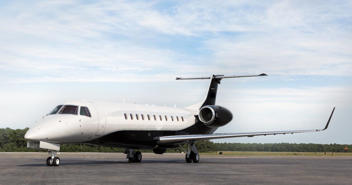 ExcelAire's newest Embraer Legacy 650 offers high-speed Internet access via Gogo Business Aviation's Avance L5 air-to-ground network.