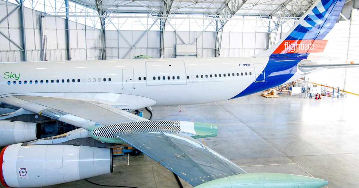 Airbus and partners in the Blade initiative are using the A340 prototype to test two wing designs that have the potential to yield significant fuel savings for airlines.
