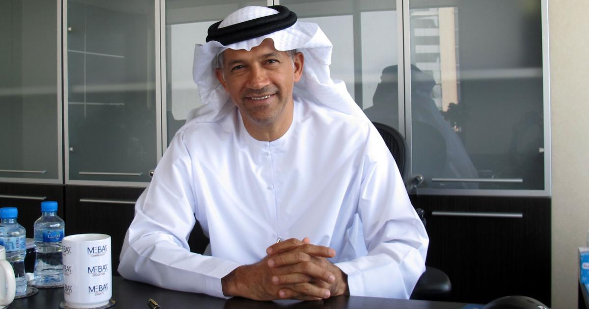 Ali Alnaqbi, founding and executive chairman of MEBAA PHOTO: PETER SHAW-SMITH