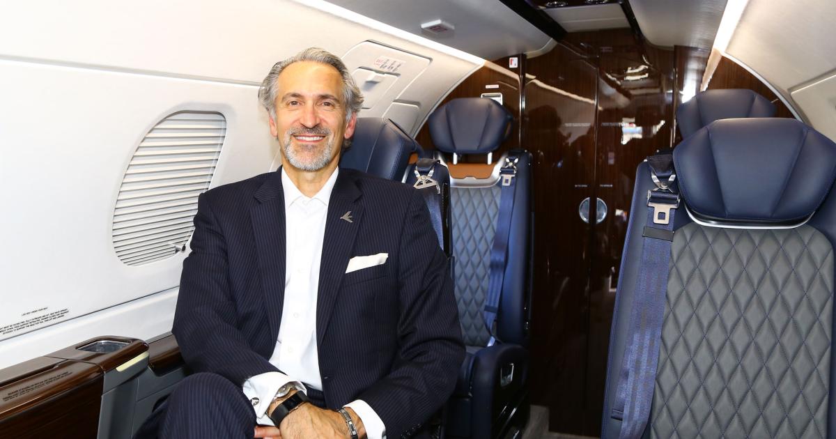 Embraer Executive Jets president and CEO Michael Amalfitano explained why the manufacturer was not content to rest on its laurels.