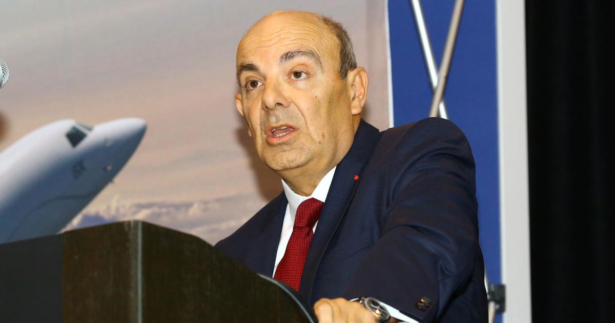Dassault Aviation chairman and CEO Eric Trappier.