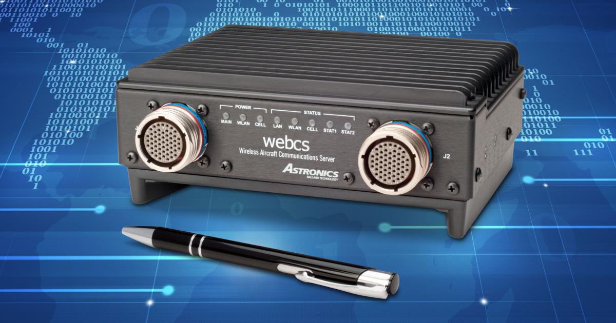 Smaller is better in wireless communication, and the webCS server combines multiple functions in a single lightweight box.