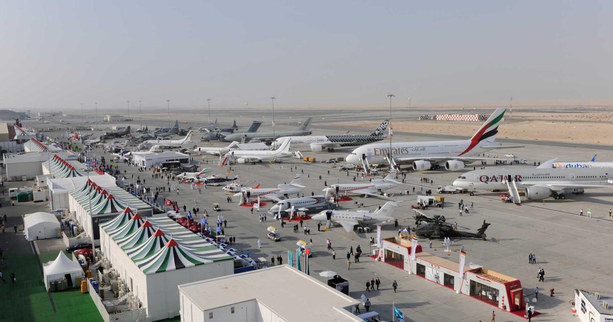 The airshow’s reach extends beyond the Arabian Gulf states and the aerospace heartlands of Europe and North America, with a growing exhibitor and visitor presence from across Asia and Africa. (Photo: David McIntosh)