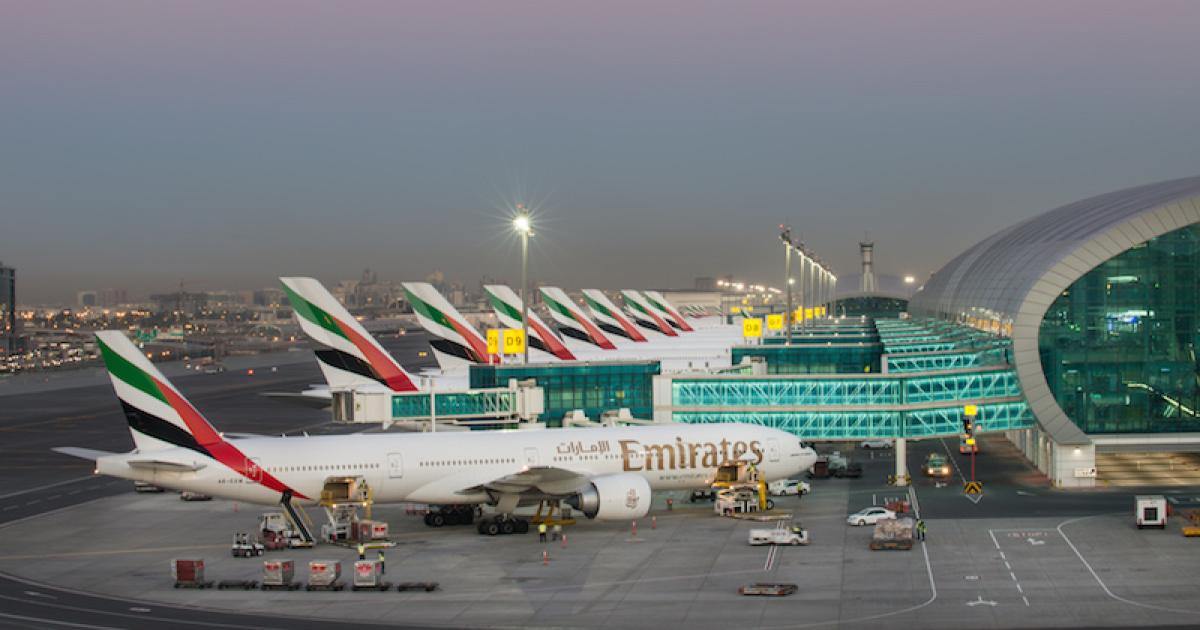 Gulf airlines such as Emirates had to implement special handling procedures to ensure it complied with a U.S. ban on small electronic devices in aircraft cabins. (Photo: Dubai Airports)