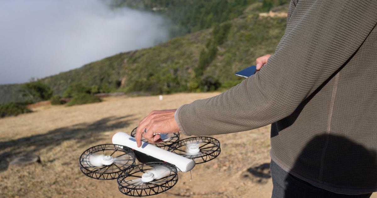 The FAA has issued a waiver that allows CNN to operate a Vantage Robotics Snap sUAS, which has caged rotors, over open-air assemblies up to altitudes of 150 feet agl. This waiver conceivably paves the way for the wider use of sUAS aircraft at large sporting and entertainment events. (Photo: Vantage Robotics)