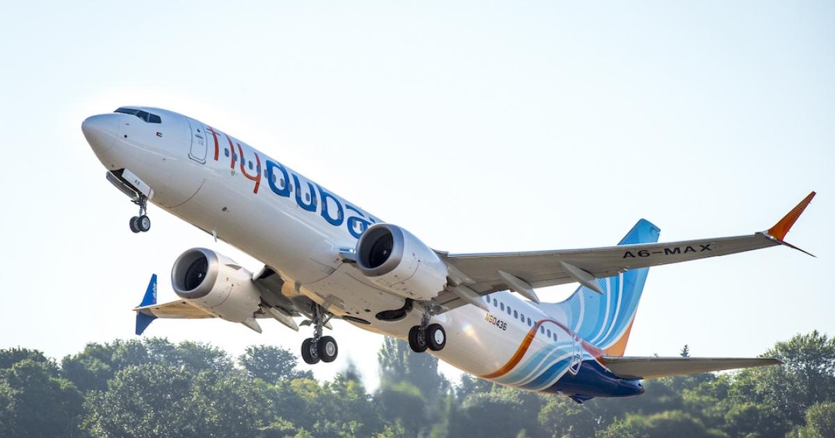 Flydubai's commitment for 225 Boeing 737 Max jets marks the largest single in history for the U.S. company's narrowobodies. (Photo: Boeing) 