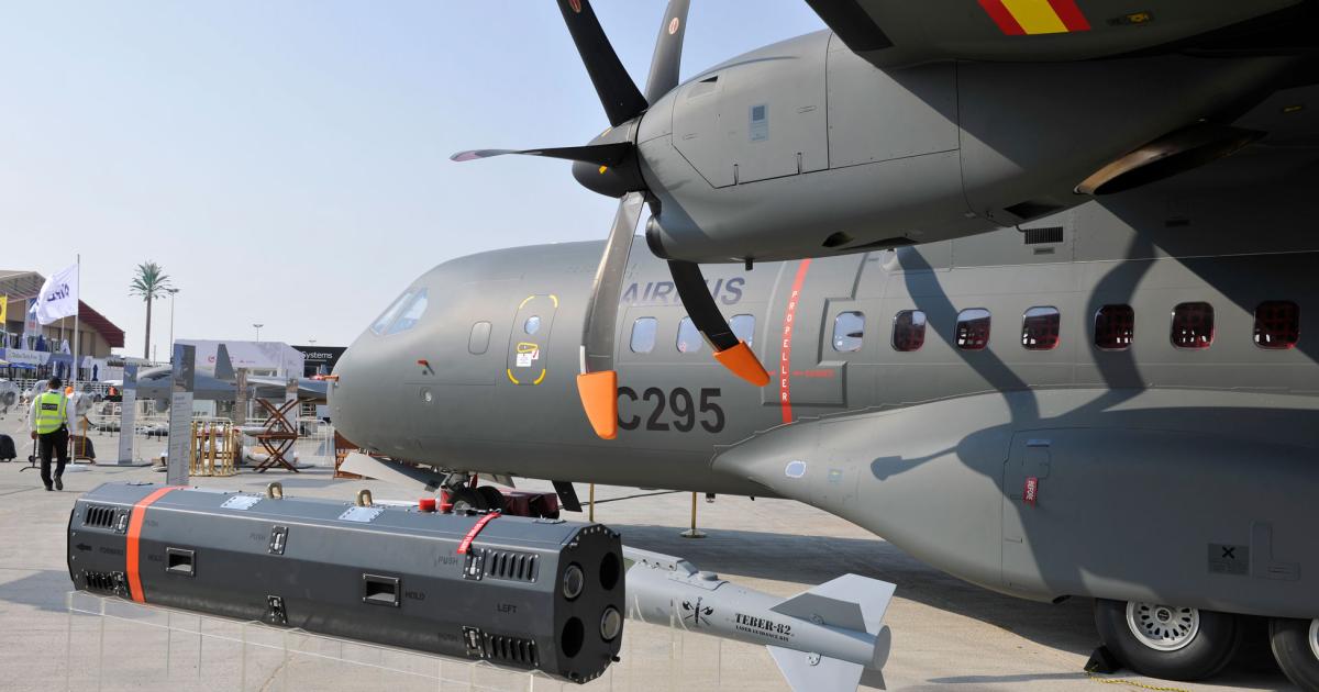 Originally developed as the CASA/IPTN CN-235, the Airbus C295 transport is now available with various weapons capabilities for the armed ISR role.