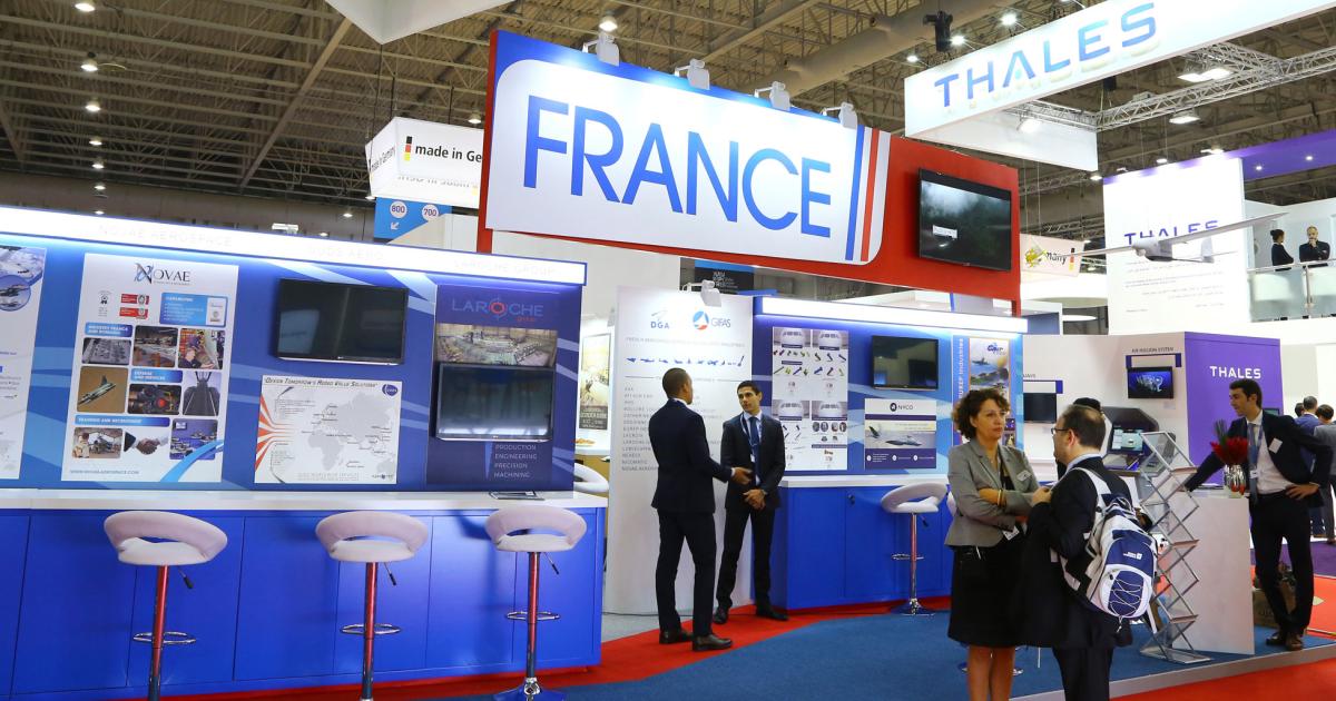 Companies participating in the GIFAS exhibit during the Dubai Airshow 2017 include Airbus, Dassault Aviation, Safran, Thales and Zodiac Aerospace.