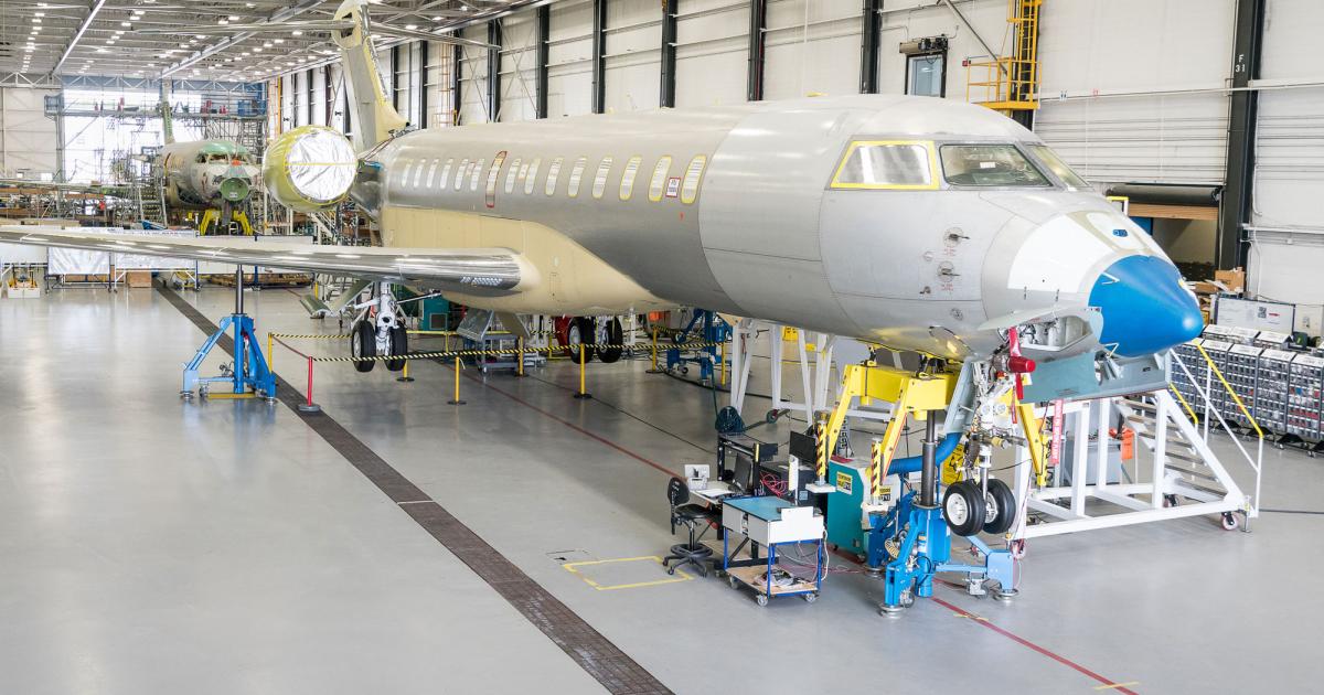 Bombardier Business Aircraft has started to hire more workers as it ramps up production of its flagship Global 7000. (Photo: Bombardier)
