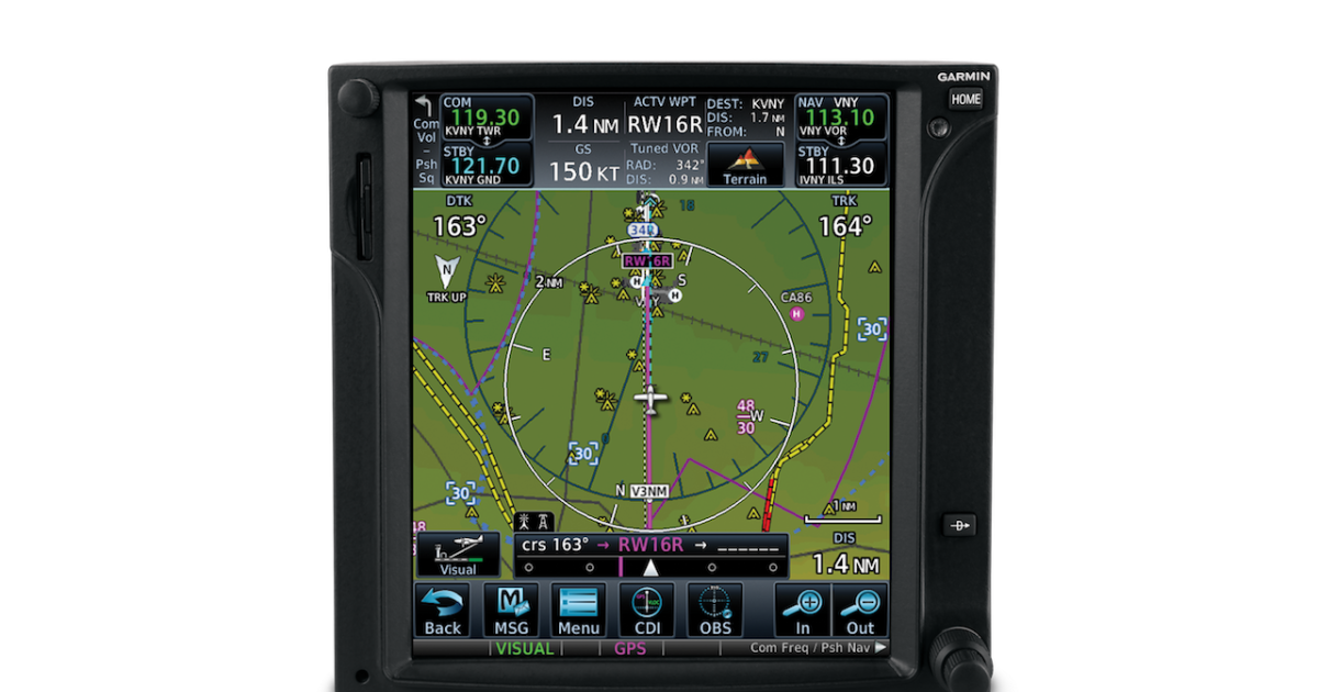 Visual approaches are now available in Garmin's GTN 650/750 navigators.