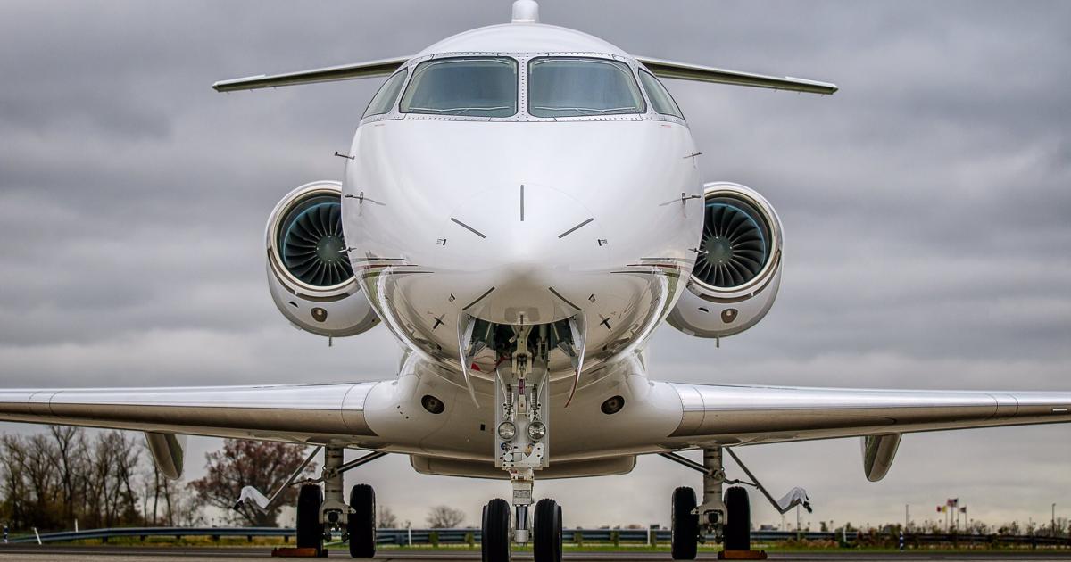 Though Bombardier's business jet deliveries fell five units in the third quarter, to 31, shipments of its Challenger 350 remained on par with the same period a year earlier, at 13 aircraft. (Photo: Bombardier Aerospace)