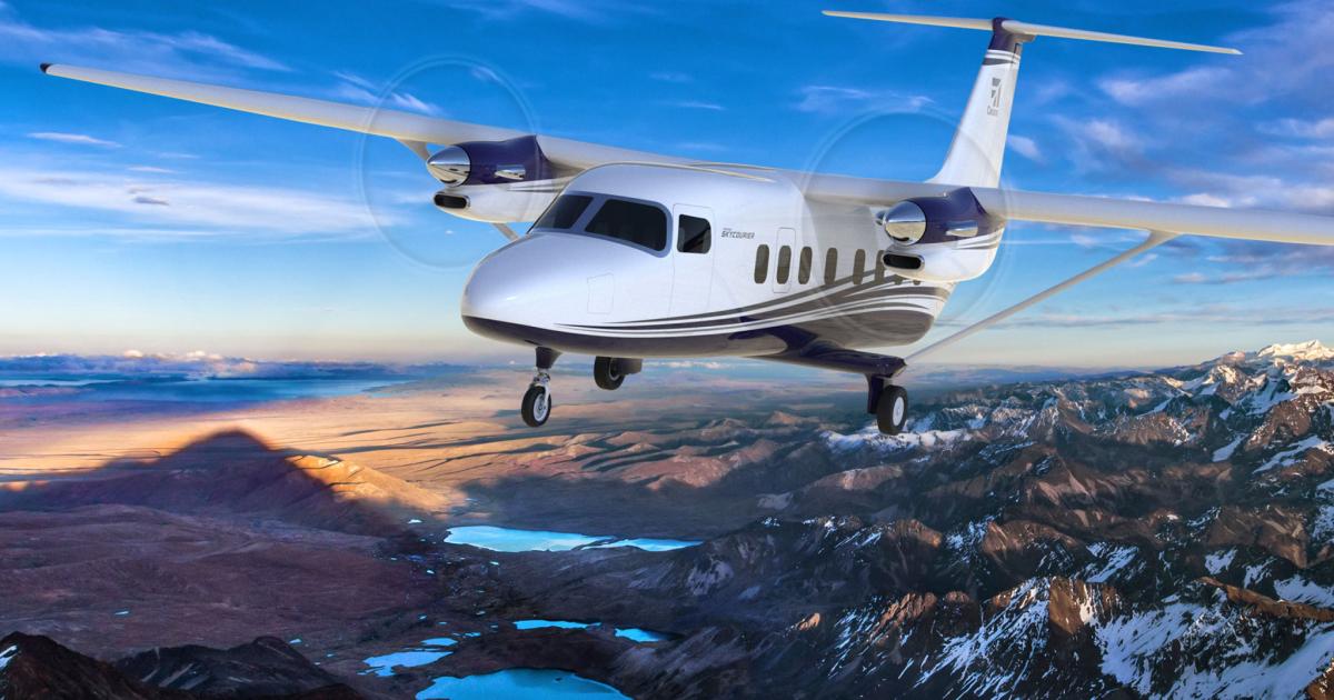 FedEx Express placed a firm order for 50 copies of Cessna's SkyCourier and holds options for another 50, in a deal valued at $550 million at list prices.