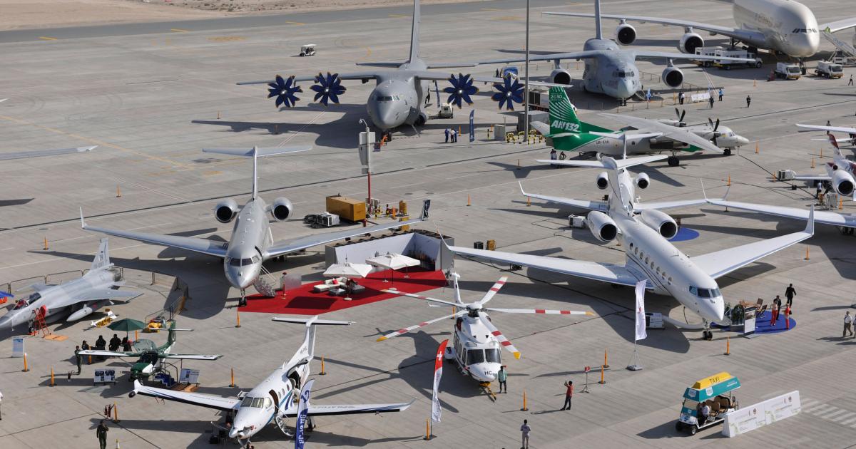 Airline orders generated a significant amount of interest at the Dubai Airshow, but the defense sector provided plenty of fascinating details. (Photo: Mark Wagner)