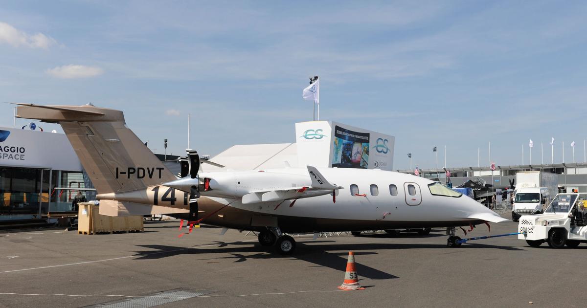 Piaggio is reiterating its commitment to the civil aviation sector, for which it manufactures the Piaggio Evo. (Photo: Mark Wagner)