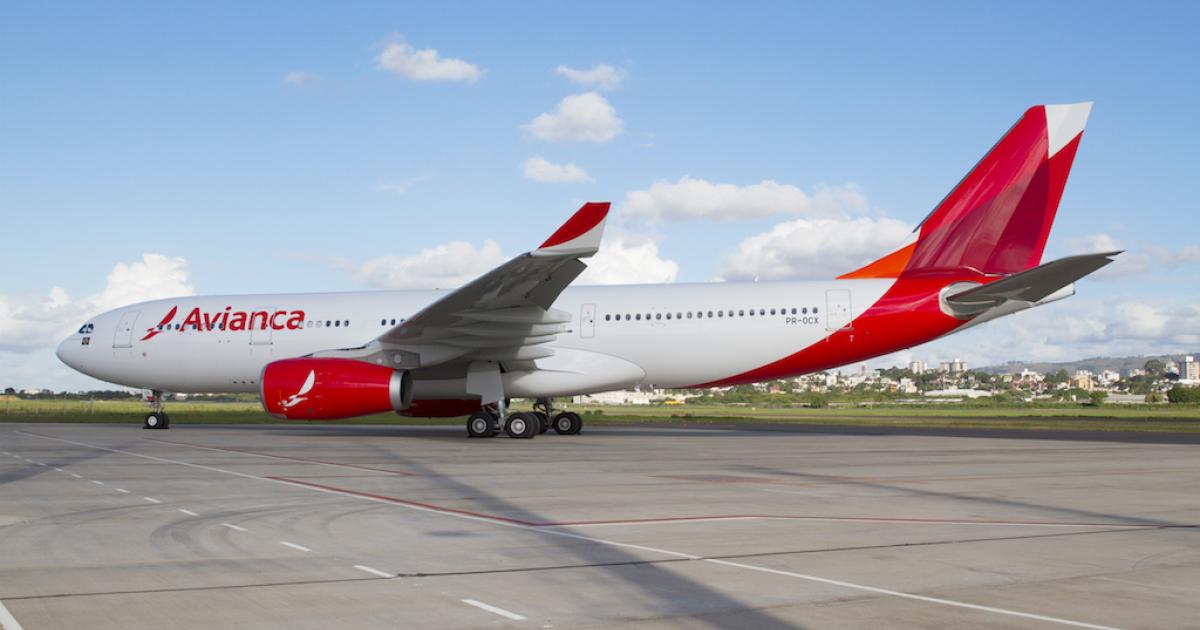 Avianca Brasil dedicates two Airbus A330-200s to each of its U.S. routes from São Paulo. 