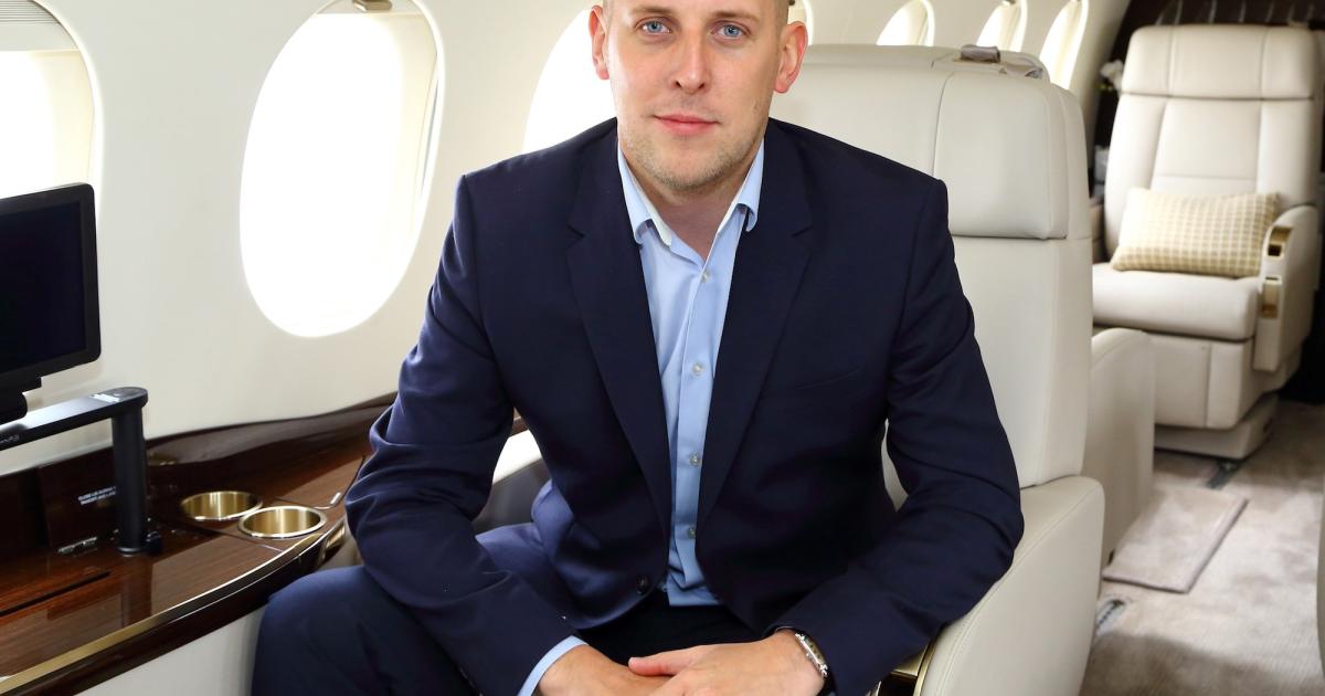 Chris Watson says the first year of developing Luxaviation's broker desk network has been "very rewarding."