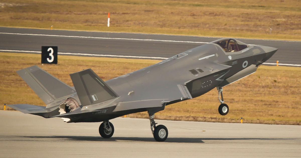 The UK took delivery of its 14th F-35B at MCAS Beaufort, South Carolina, last week. (Photo: UK MoD Crown Copyright 2017)