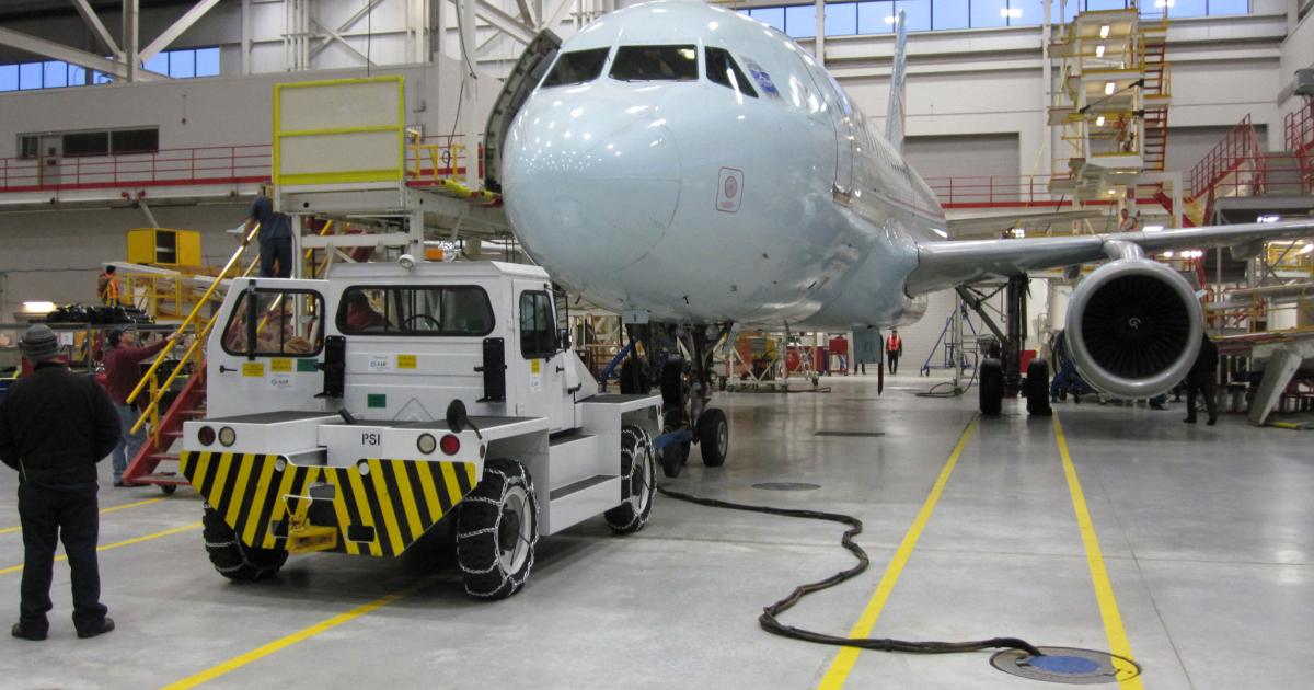 Airframe maintenance is one of several sectors in which AAR is growing, building on existing customer relationships. (Photo: AAR)