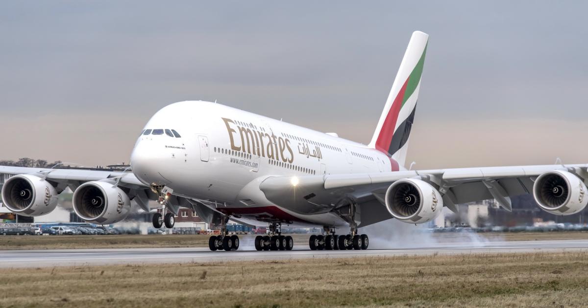 Emirates plans to take delivery of six Airbus A380s this year and six in 2019. (Photo: Airbus)
