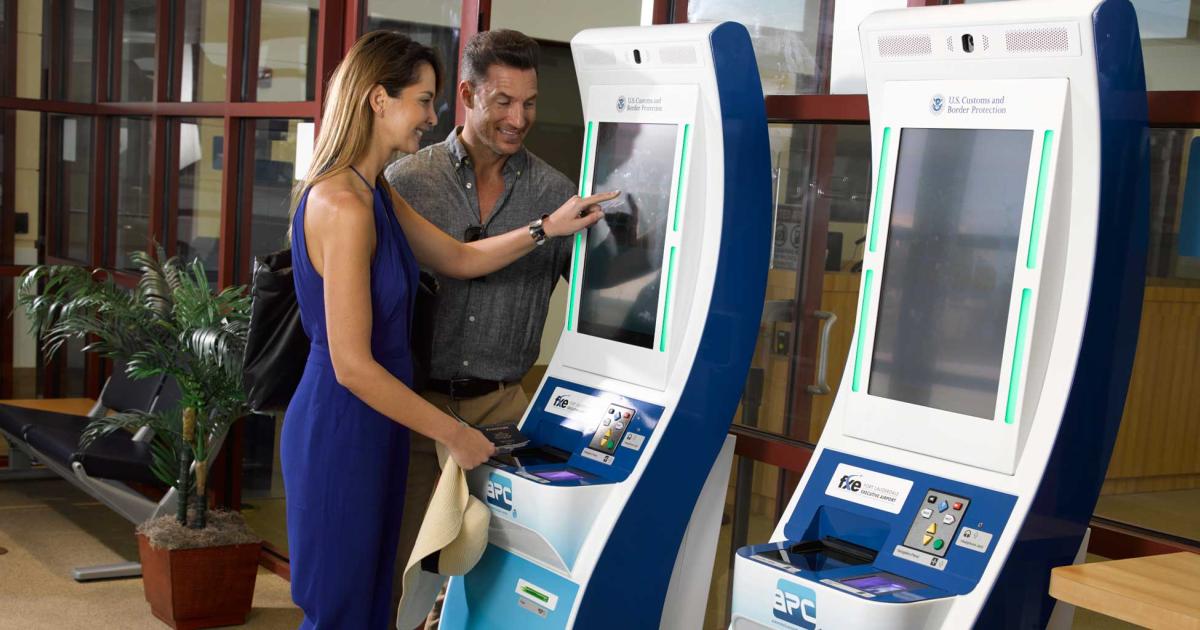Fort Lauderdale Executive Airport is the first GA airport in the U.S. to receive automated customs and border patrol kiosks, to help streamline the processing of passengers through the CBP facility.