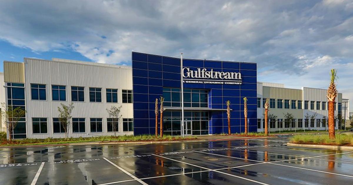 The winter storm that has brought cold weather and snow to the U.S. East Coast has closed Gulfstream Aerospace's facilities in Georgia, including its aircraft manufacturing plants in Savannah (pictured here) and aircraft service center in Brunswick. (Photo: Gulfstream Aerospace)