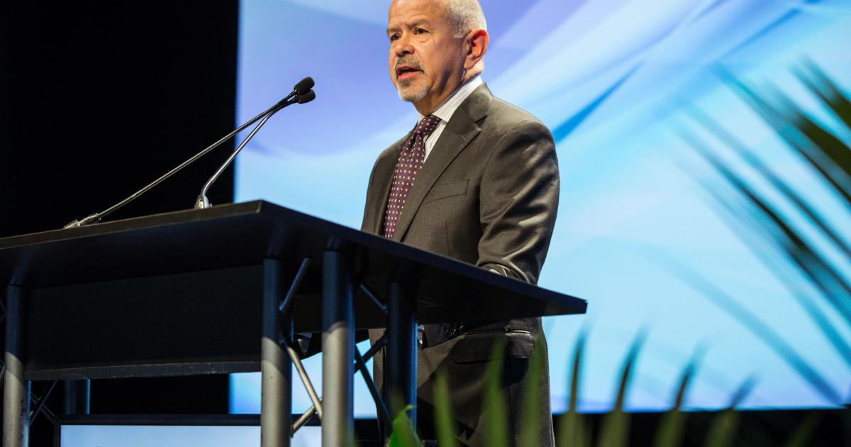 Over his five-year term as FAA Adminstrator, Michael Huerta has reshaped the U.S. aviation agency from being prescriptive and enforcement-based to one of collaboration, risk-based and compliance oriented. (Photo: NBAA)