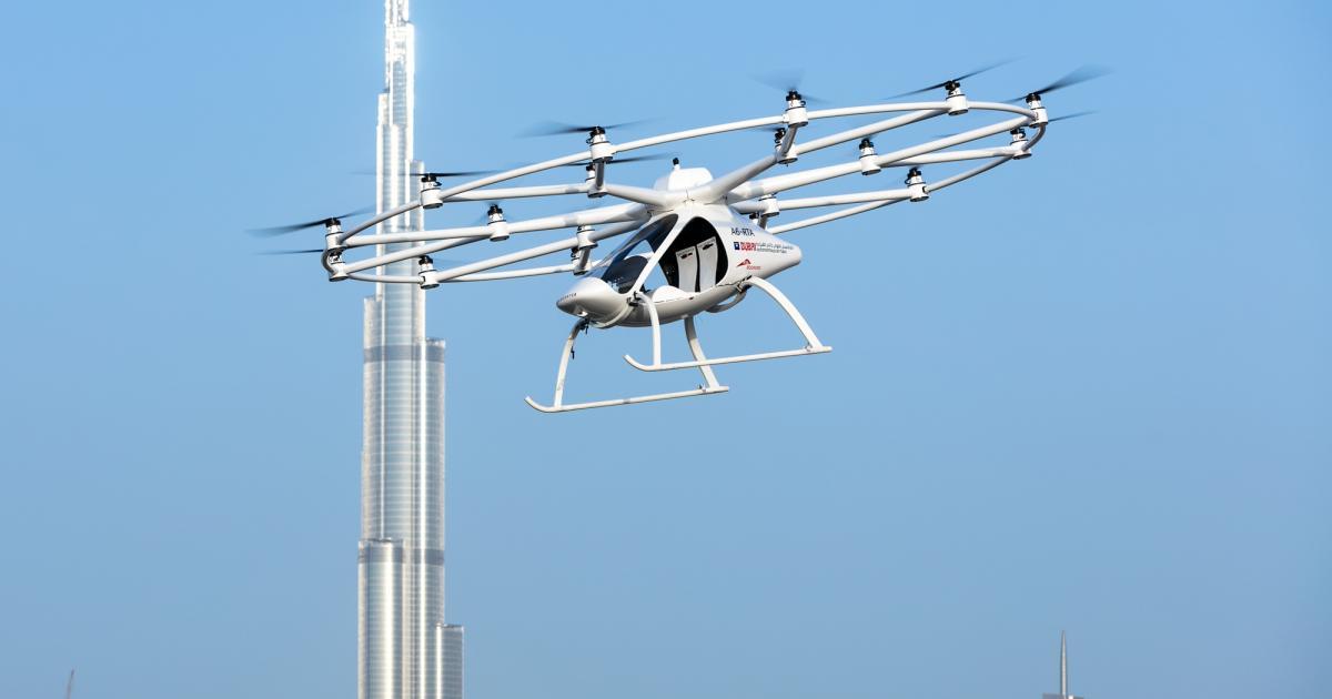 Volocopter made its first manned flight in 2011 and recently completed autonomous flights of the 2X in Dubai.
