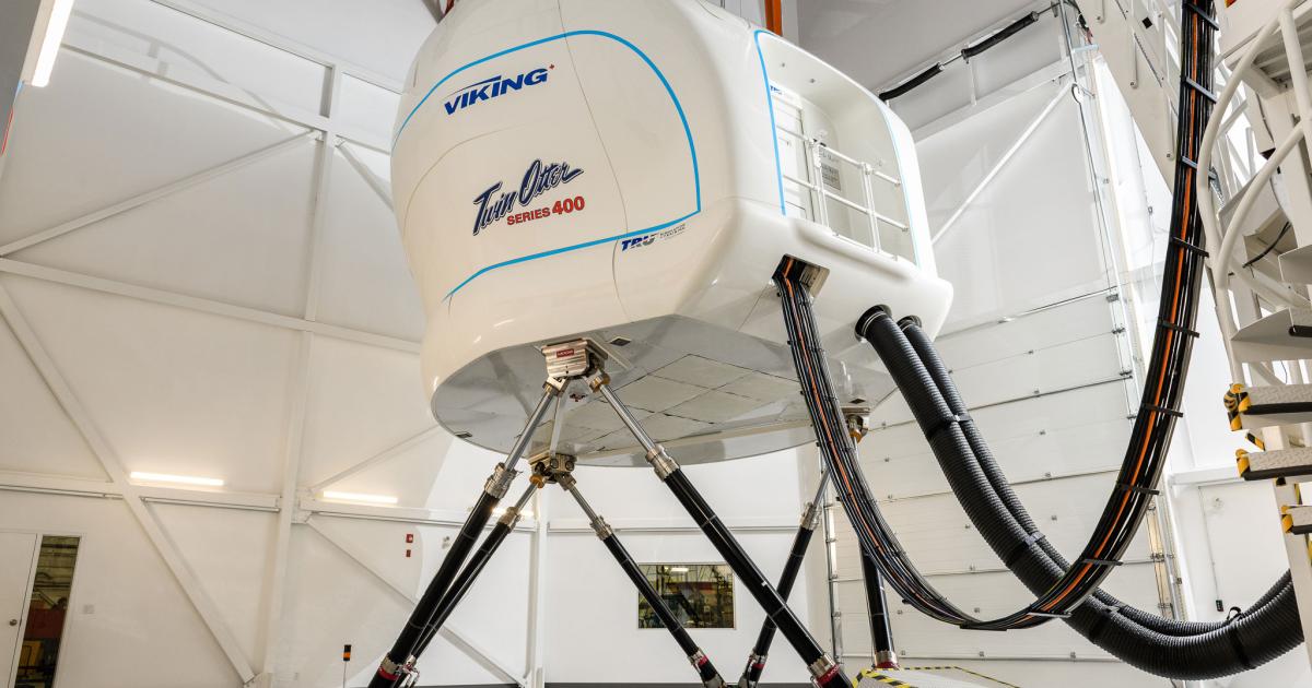 Pacific Sky Aviation can conduct Viking Twin Otter training—for both wheeled and seaplane operations—in its TRU Simulation level-D full-flight simulator.