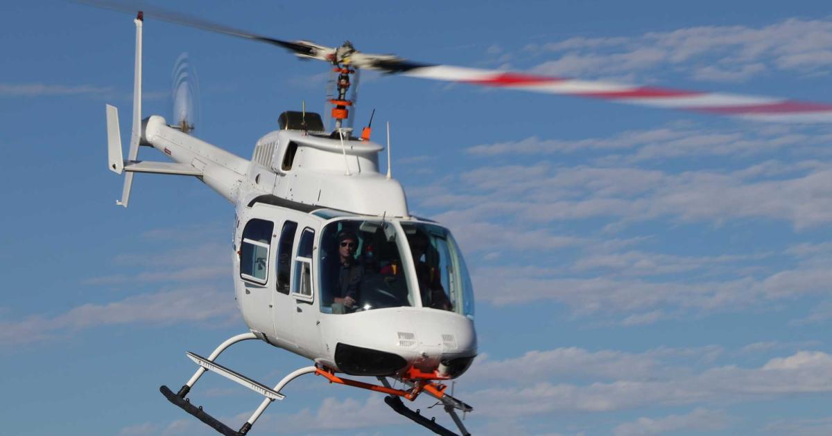 Van Horn resumed flight testing earlier this year of its prototype main rotor blades for the Bell 206L LongRanger.
