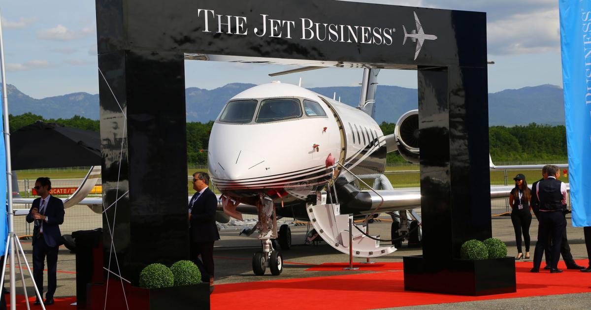 Those looking for pristine preowned business jets are being advised to "buy now" by business aviation data firm JetNet, which has declared that the pendulum has swung to a seller's market. (Photo: David McIntosh/AIN)