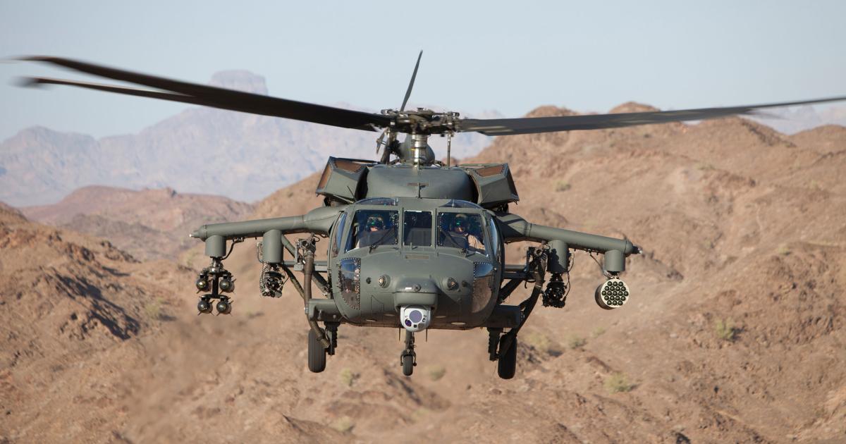 The UAE is the launch customer for Sikorsky's armed Black Hawk.