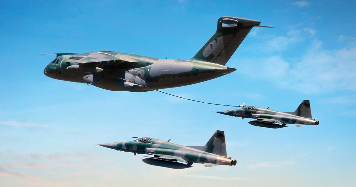 Embraer has received a Letter of Interest for six KC-390 transports, to be acquired by a company that aims to lease them out to air arms.