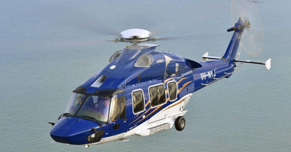 A new version of the H175 will have room for 18 passengers, two more than the current model.