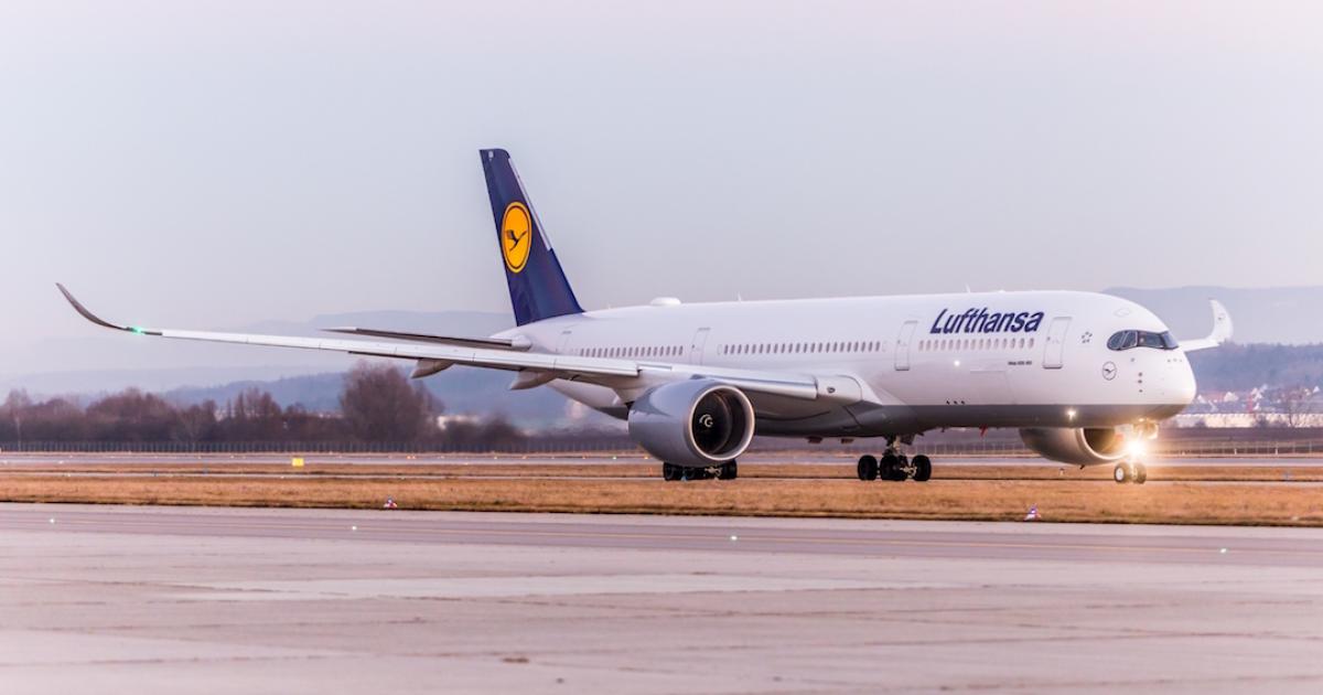 Lufthansa’s Airbus A350-900 will gradually replace the A340-600 on long haul routes. (Photo: Lufthansa Group)