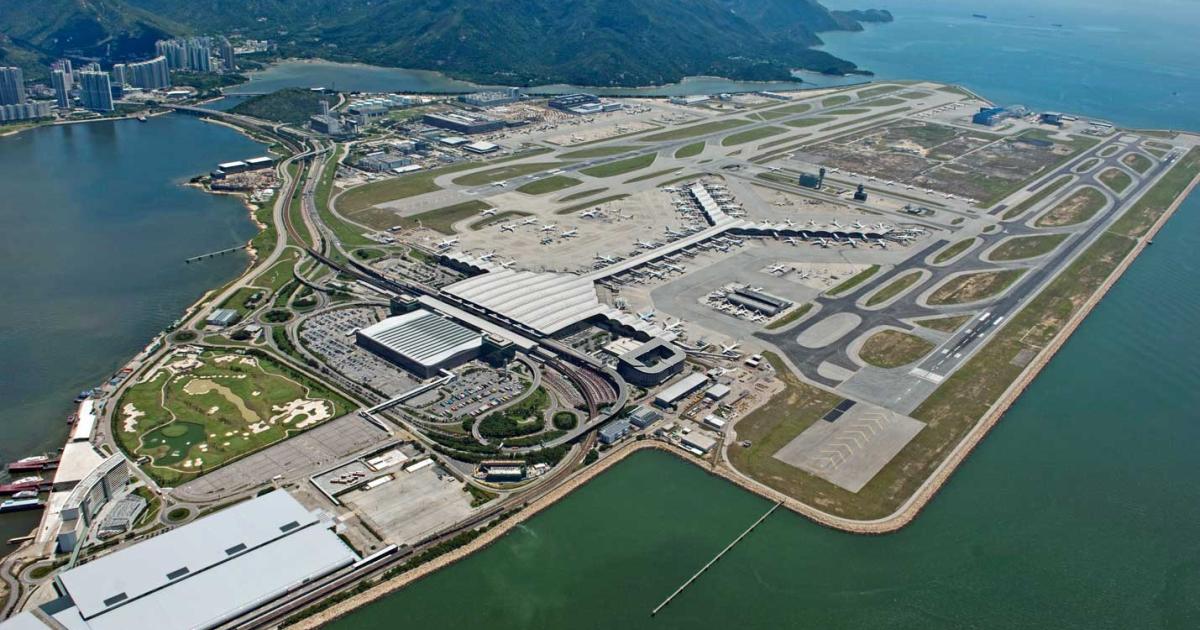 Booming commercial traffic at Hong Kong International Airport leaves little space for business aviation operators.