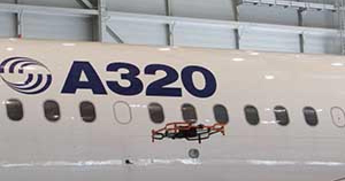 Airbus is looking at new means for non-destructive inspections.