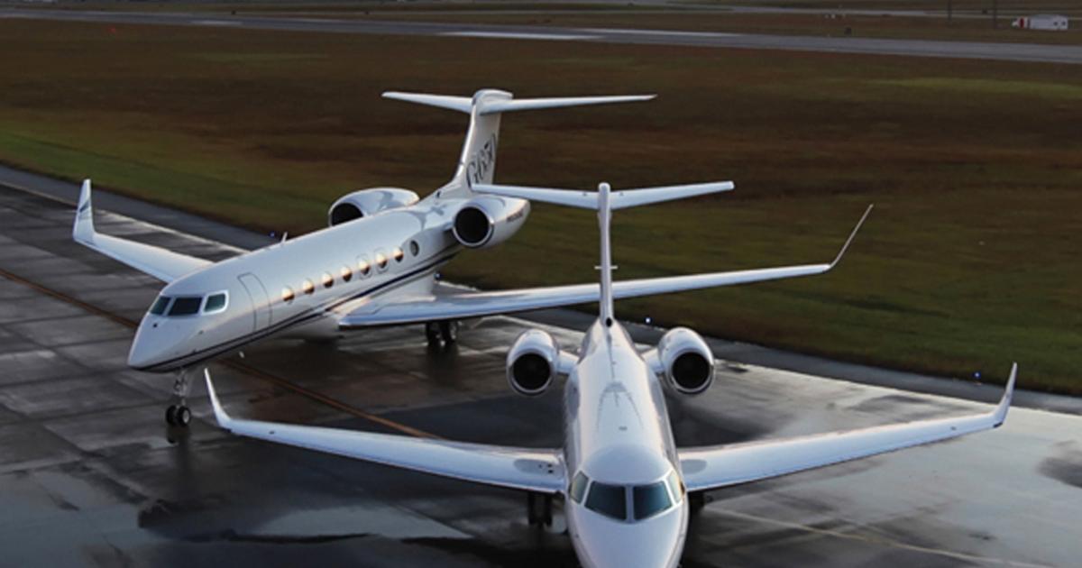 Despite Gulfstream delivering four fewer aircraft in the first quarter, shipments of super-midsize G280s and ultra-long-range G650/650ERs were relatively steady year-over-year. (Photo: Gulfstream Aerospace)