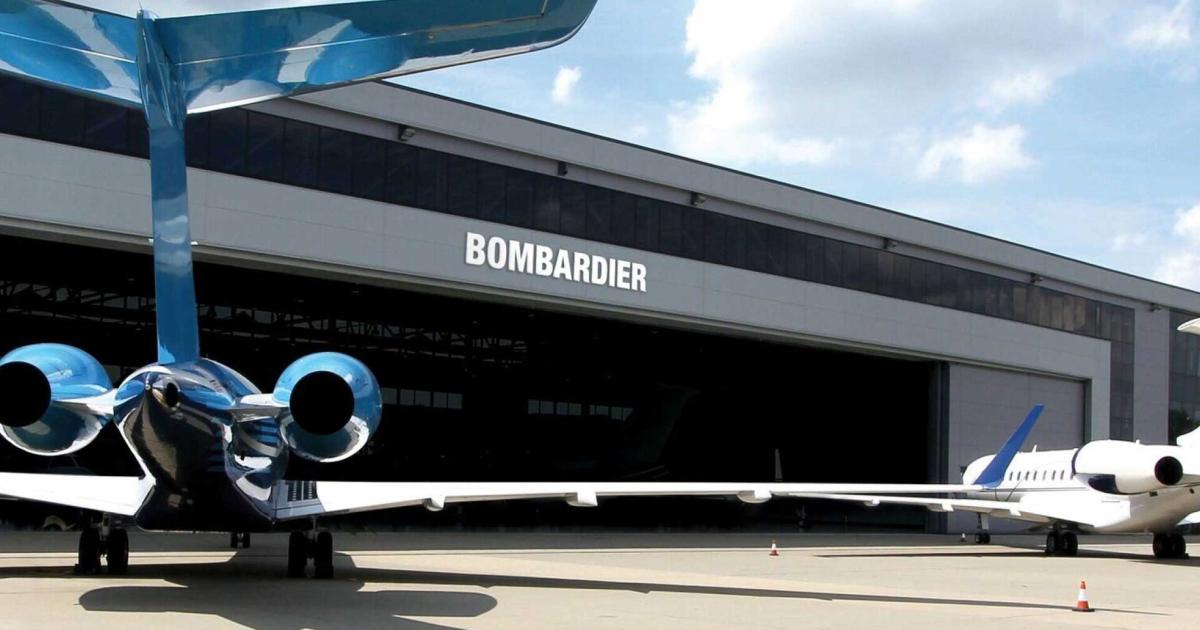 For the past four years, Bombardier has fielded a Learjet 45 for on-the-fly maintenance in the U.S. The Canadian OEM is now adding a Challenger 300 for the same mission in Europe. To be based in Frankfurt, the jet will serve AOG customers in the EMEA region.