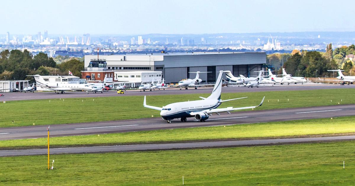 This Boeing Business Jet with the London skyline as backdrop says it all. Originally built more than a century ago to defend London from German Zeppelin attacks in World War I, the airport’s proximity to the UK capital city is one of its greatest assets. 