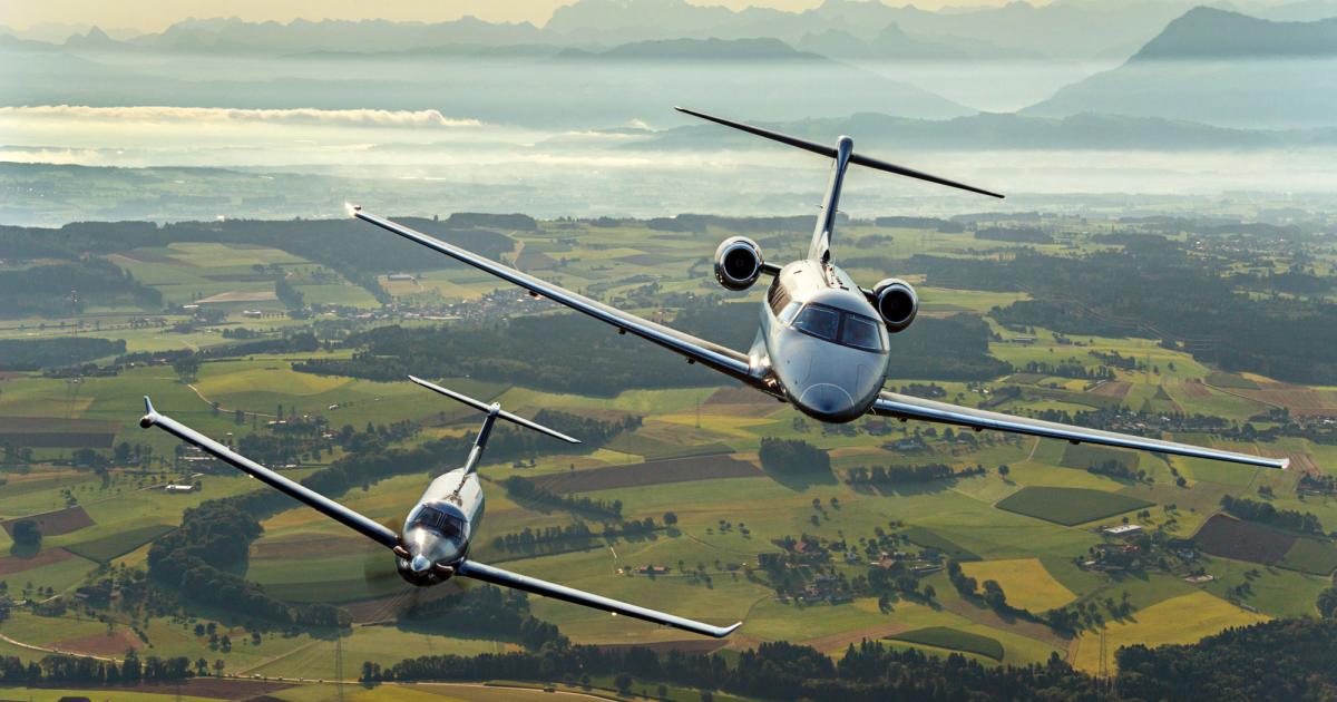 With its PC-24 twinjet now certified, Pilatus Aircraft will deliver both PC-24s and PC-12NG turboprop singles this year. (Photo: Pilatus Aircraft)