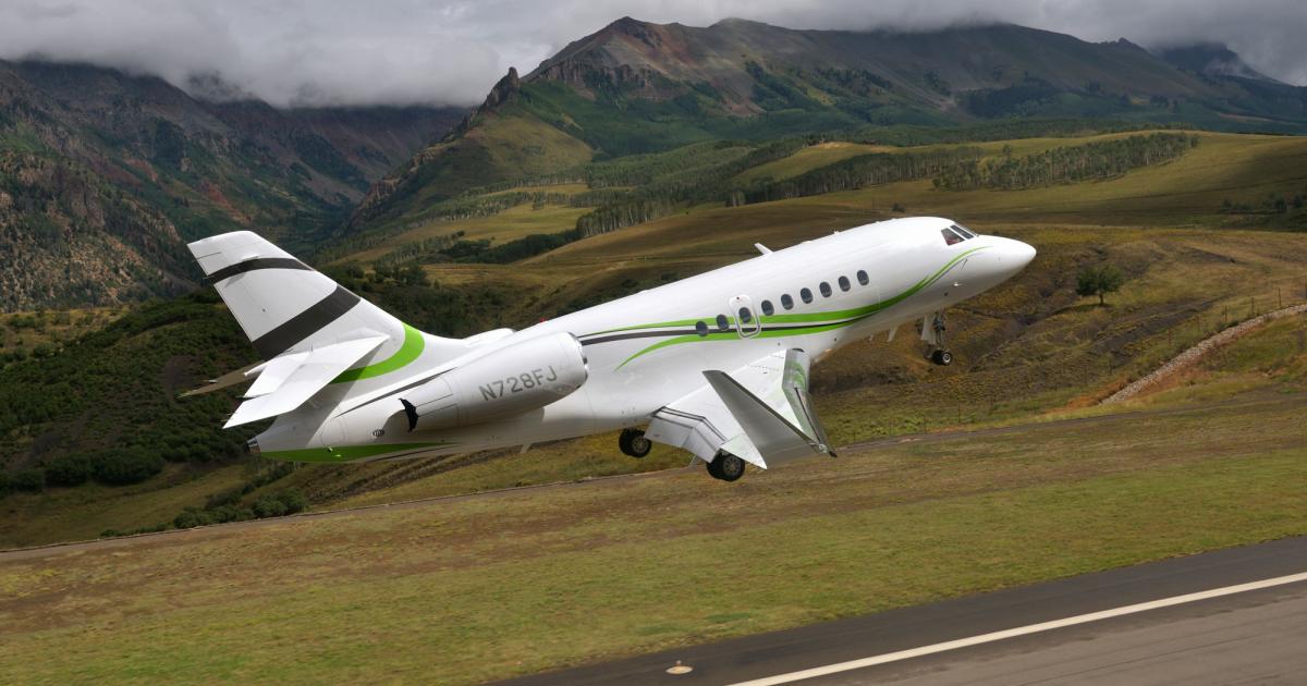 As preowned inventory has dwindled, Citi Research aerospace analyst Jonathan Raviv said the so-called "lost decade" for business jets is now over. He particularly noted “incremental excitement” for large-cabin business jets, such as this Dassault Falcon 2000S. (Photo: Dassault Falcon)