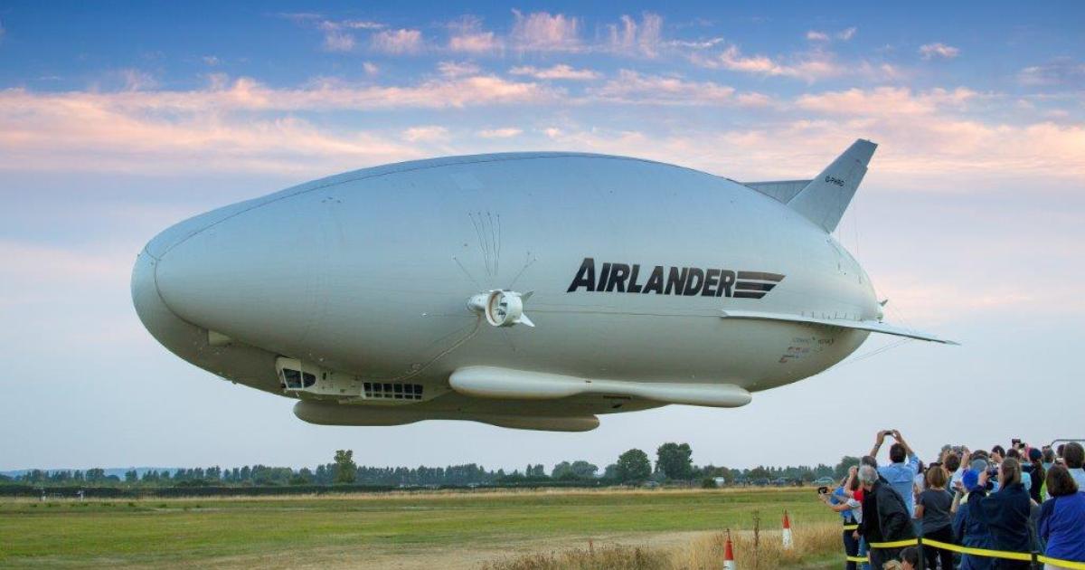The Airlander 10 prototype taking off on its first flight in the UK in August 2016. Only five more sorties followed before it was destroyed in November last year. 